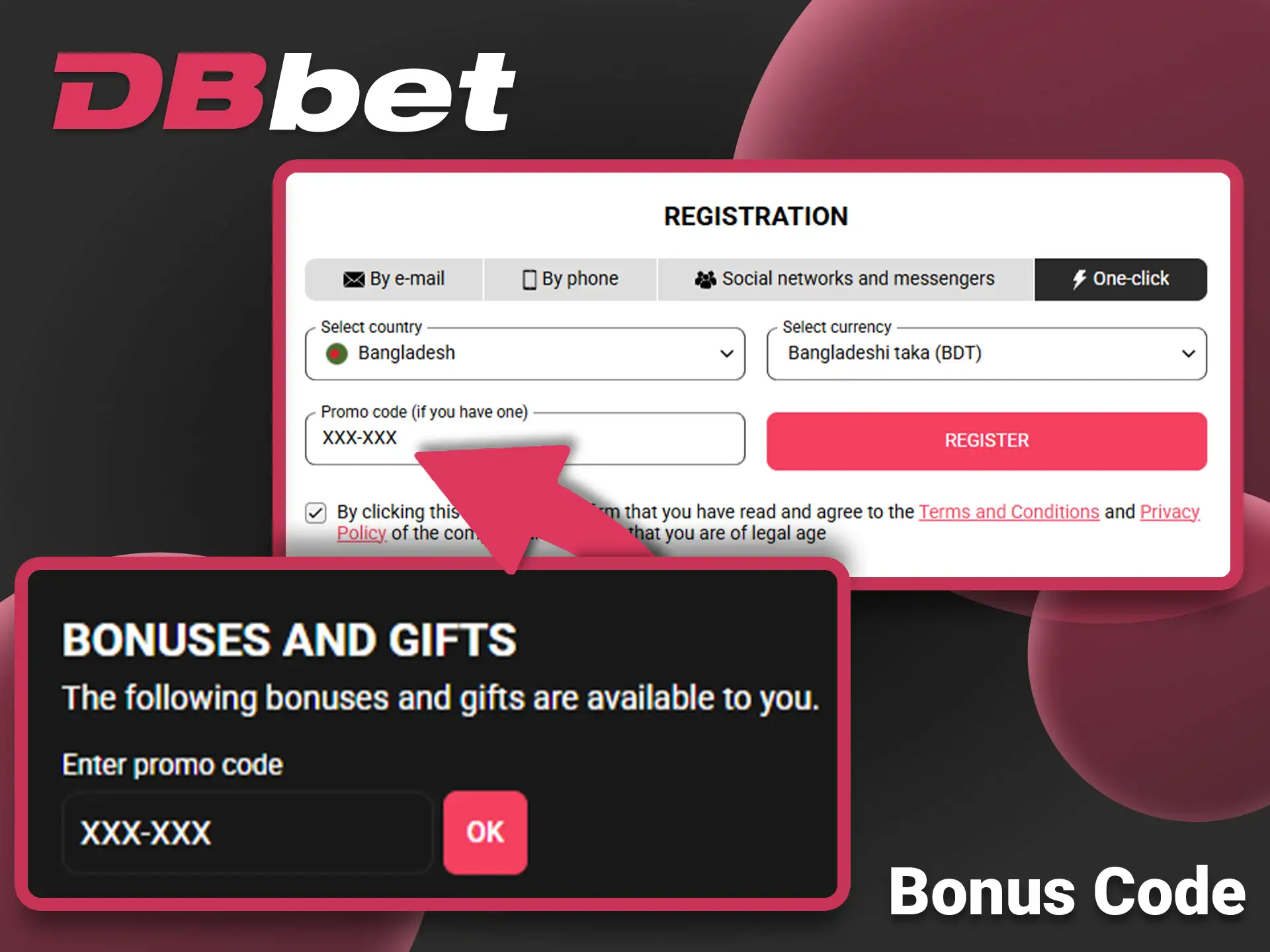 Use a DBbet promo code to unlock special rewards.
