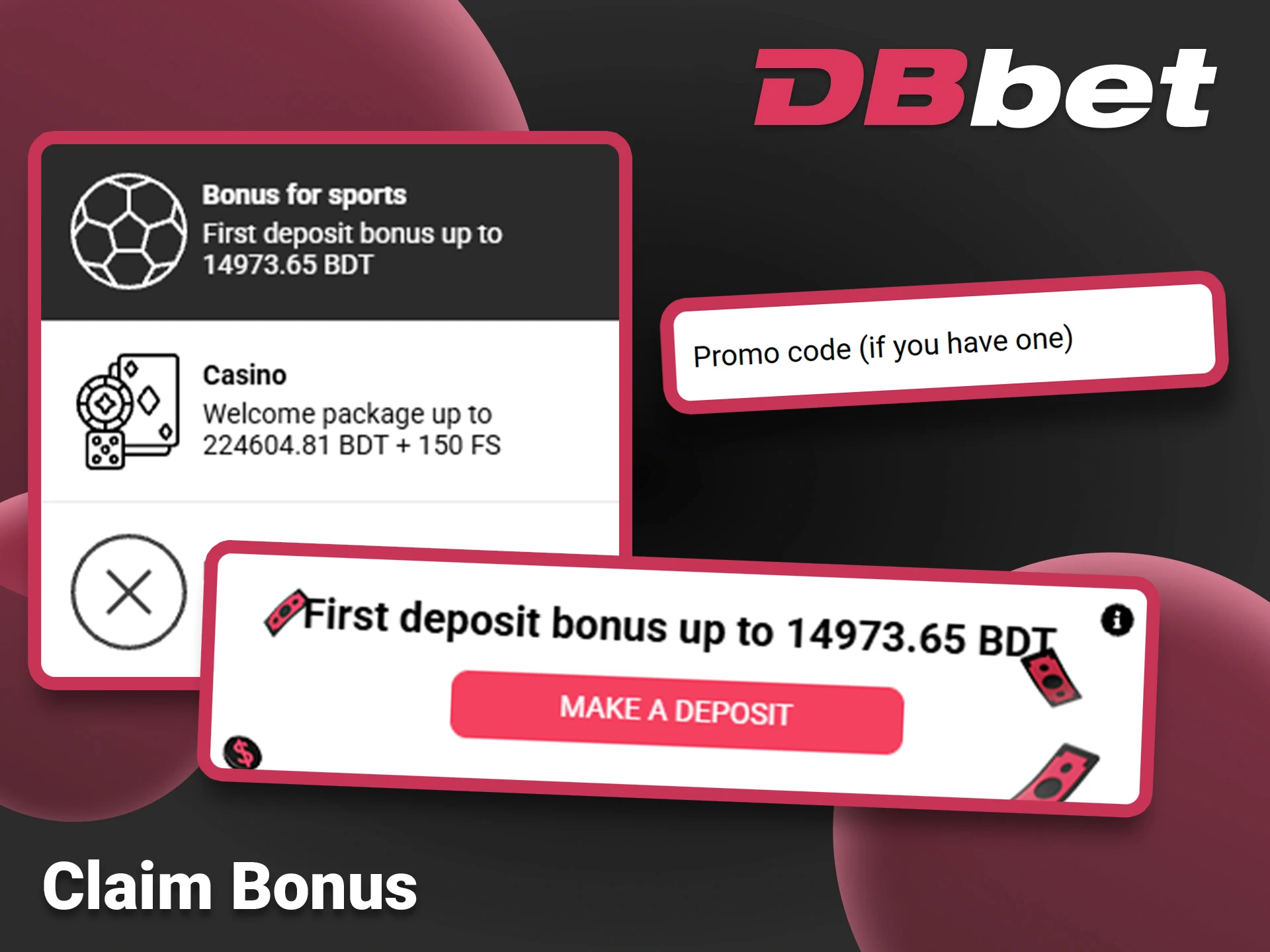 Simple guide to activating your bonus on DBbet.