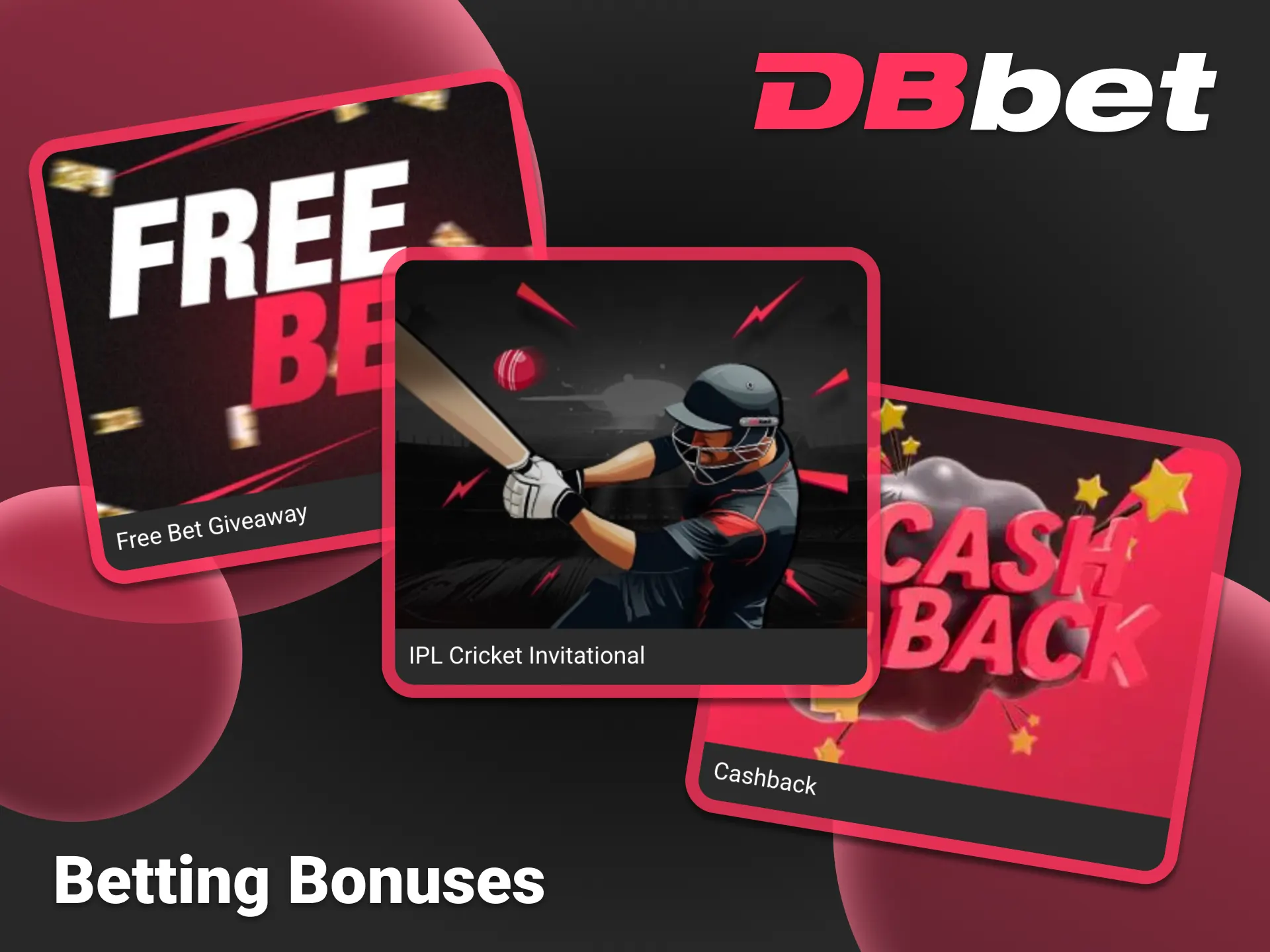 DBbet offers you generous bonuses for sports betting.