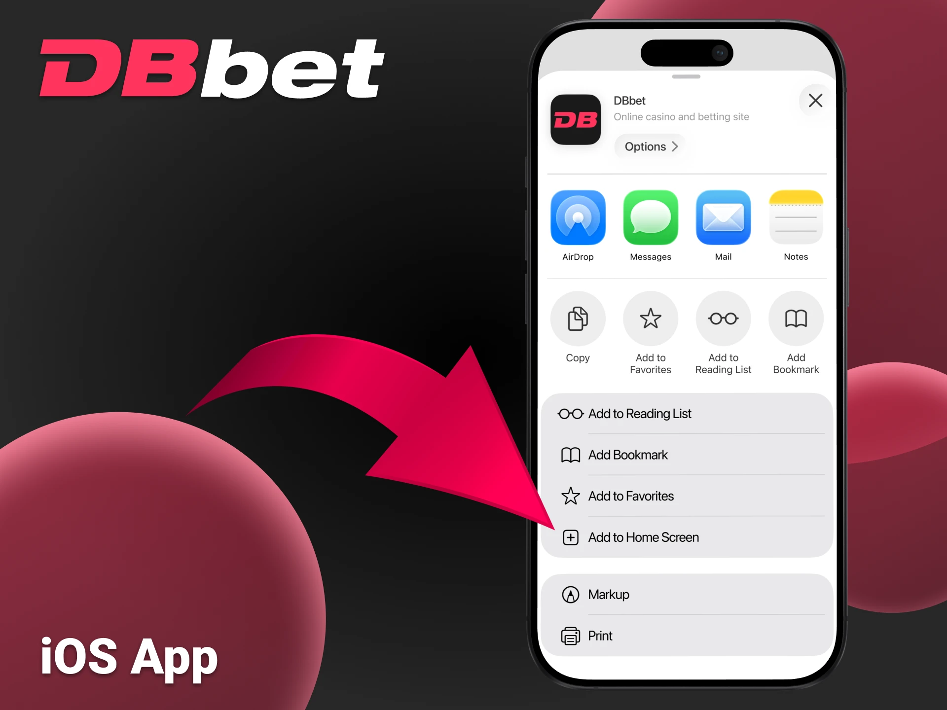 Learn how you can download DBbet app for iOS devices.