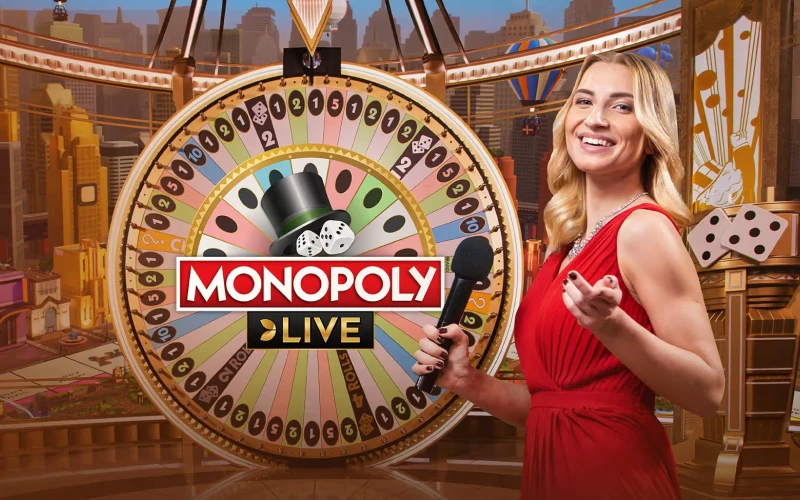 Monopoly Live game show offers you big multipliers at DBbet casino.